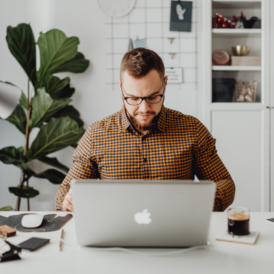 Man on laptop